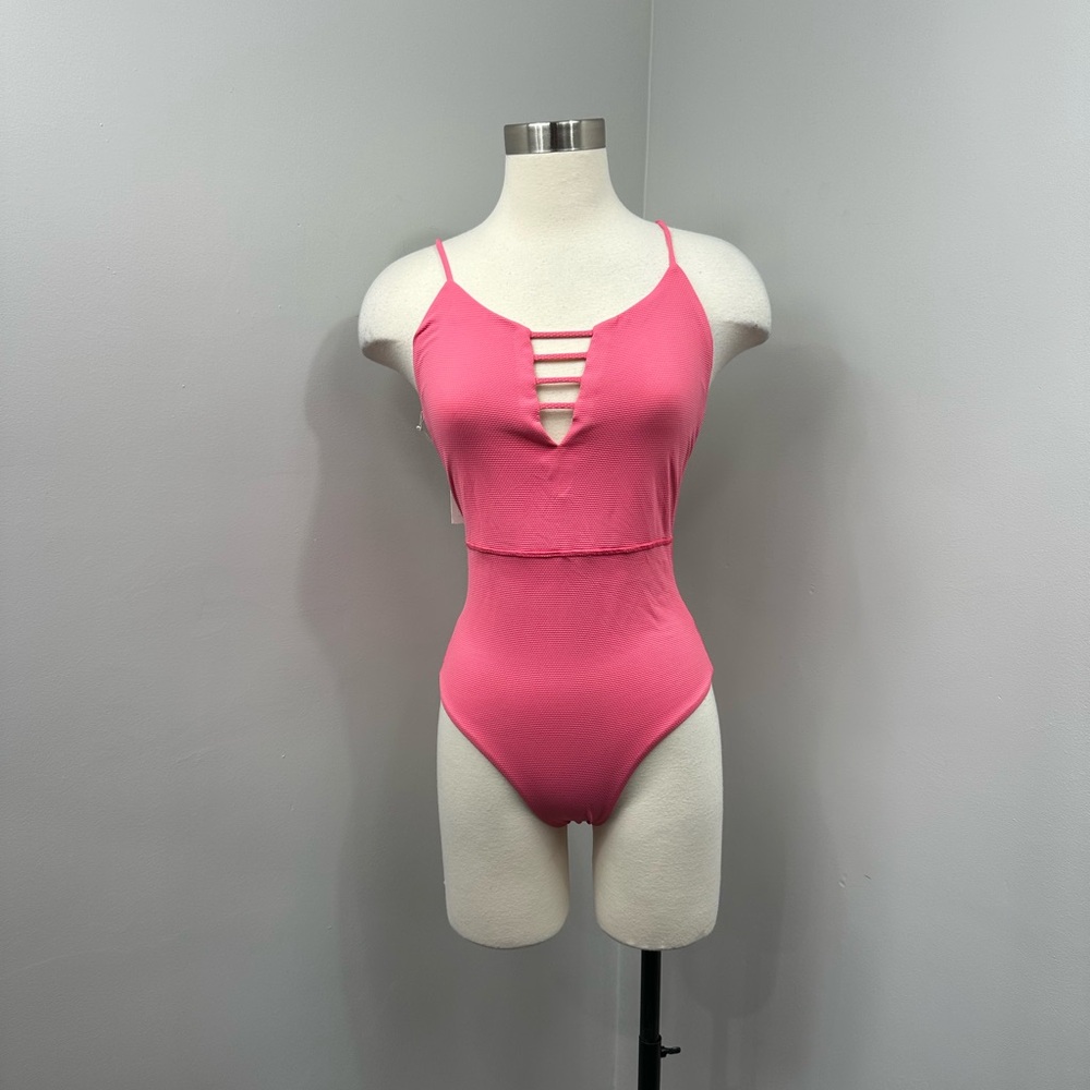 Maaji Pink Reversible One Piece Swimsuit